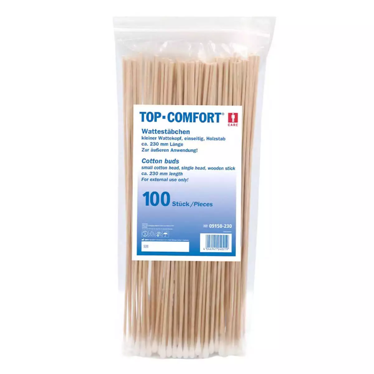  Top-Comfort wooden-stick cotton swab