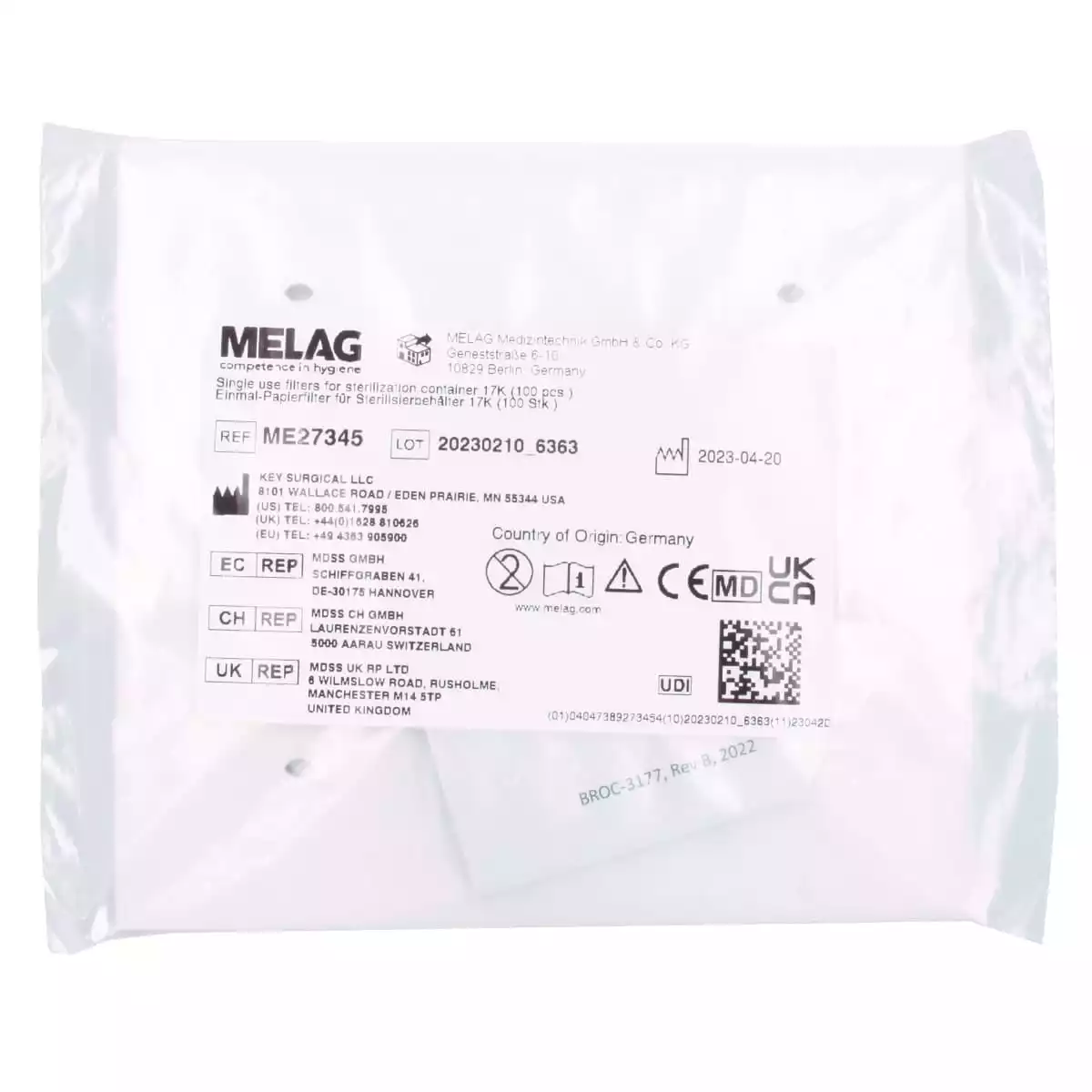  Single-use Filter Paper