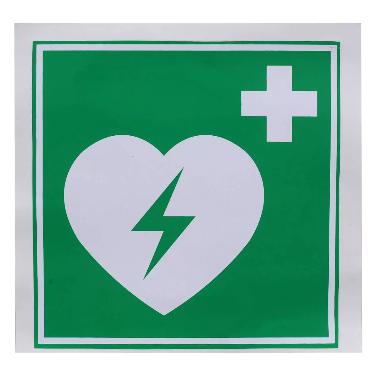  AED vinyl sticker