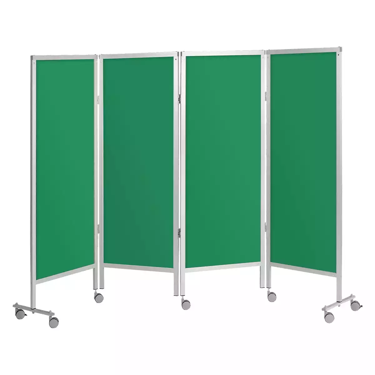  Folding screen on wheels