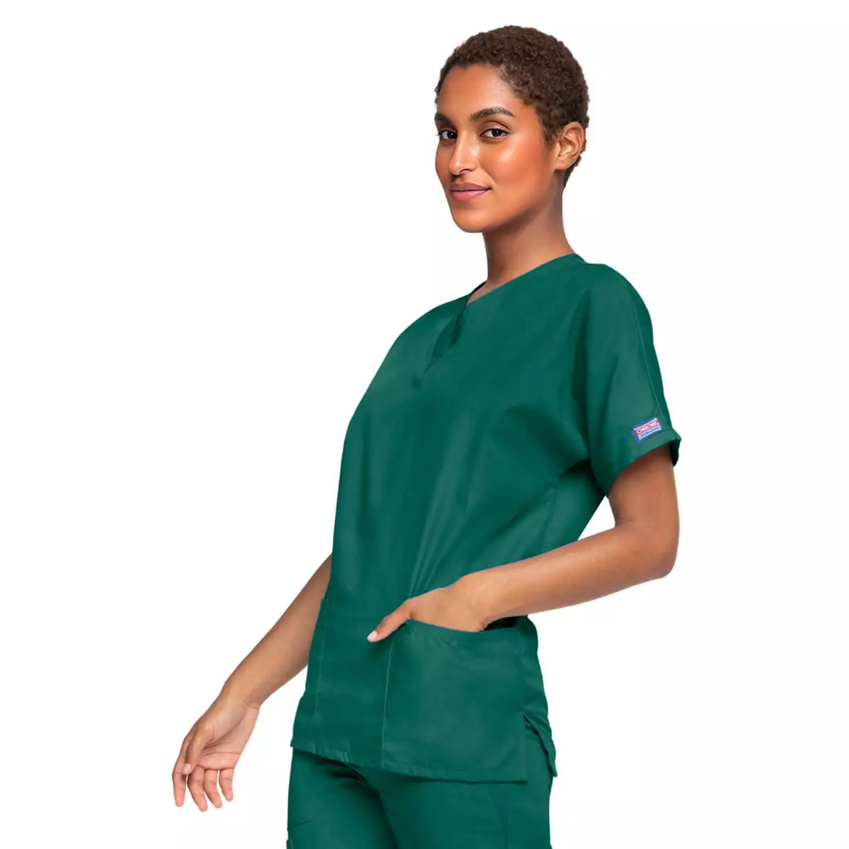  Workwear Originals women's scrub top with 2 pockets