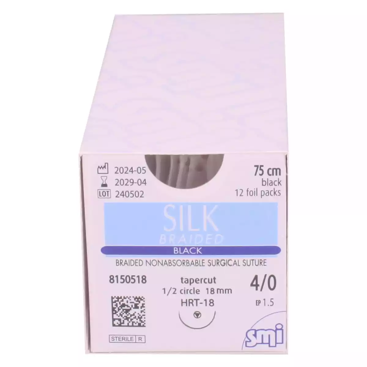 Silk Braided Black suture material Silk Braided Black suture material