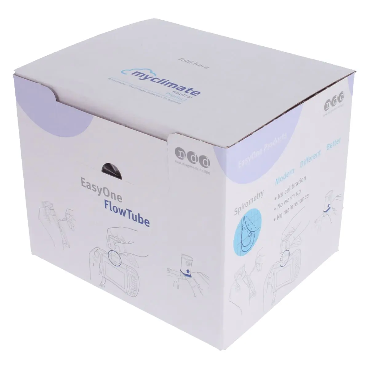 FlowTube mouthpieces for EasyOne Air spirometers FlowTube mouthpieces for EasyOne Air spirometers