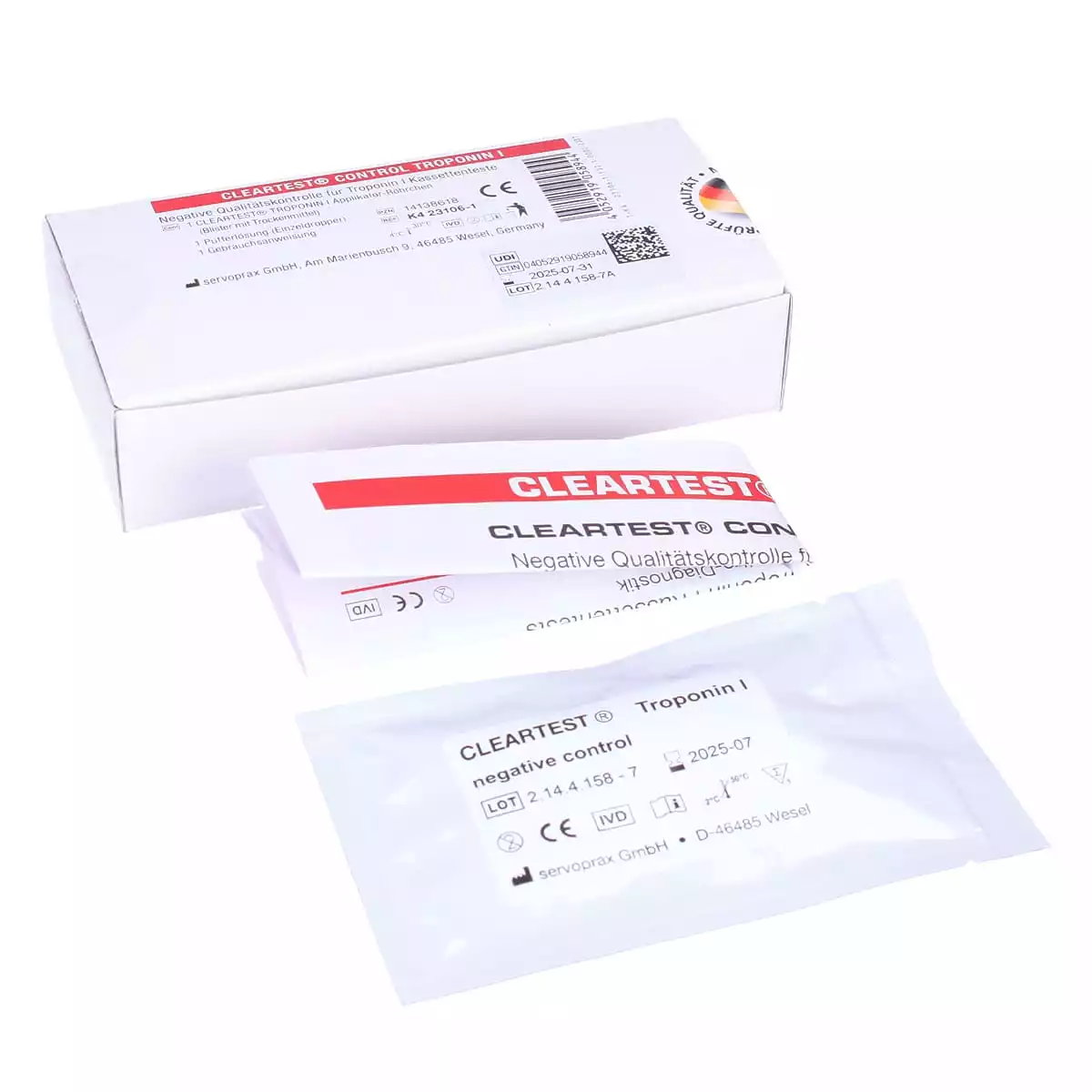 Cleartest D-Dimer control kit  Cleartest D-Dimer control kit