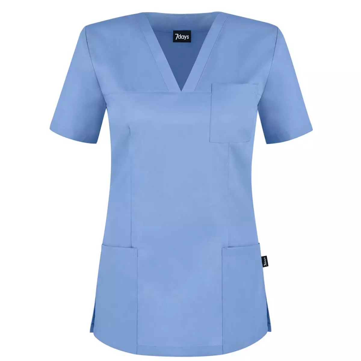  Ladies’ scrub top Roma with V-neck