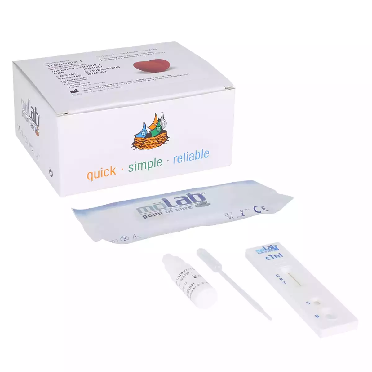  Troponin I semi-quantitative test