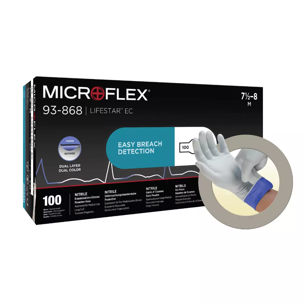  MICROFLEX® LifeStar EC™ 93-868 Nitrile Glove