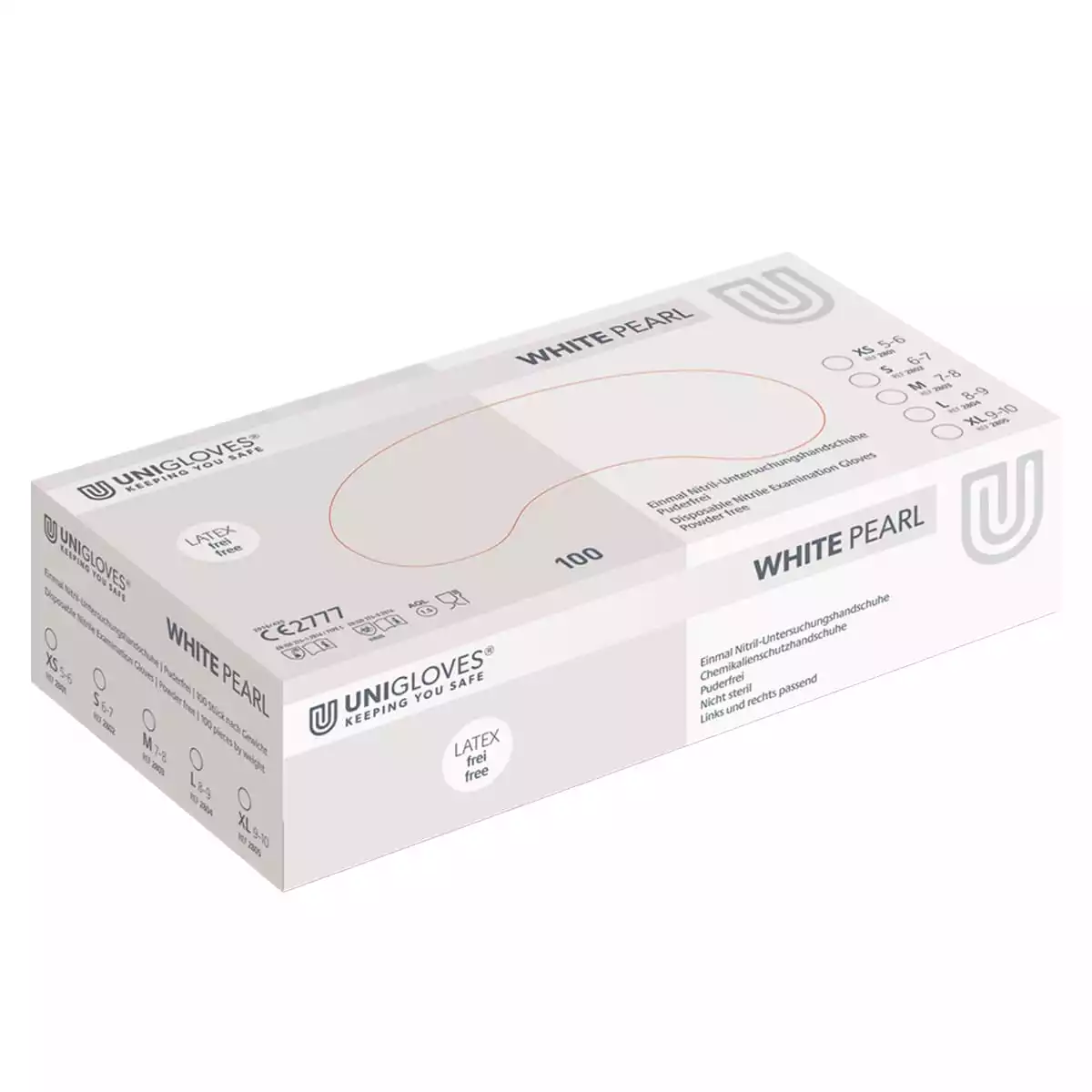  Pearl powder-free nitrile gloves