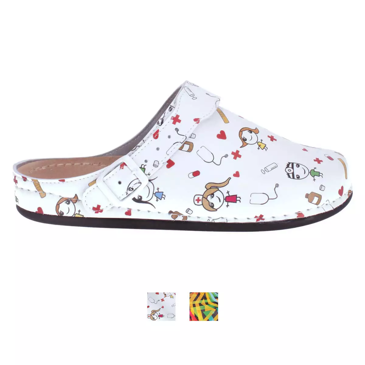  DEKO-LINE sandals with low-arch insoles