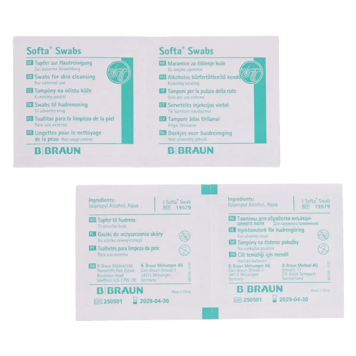 Softa Swabs Alcohol swabs Softa Swabs Alcohol swabs