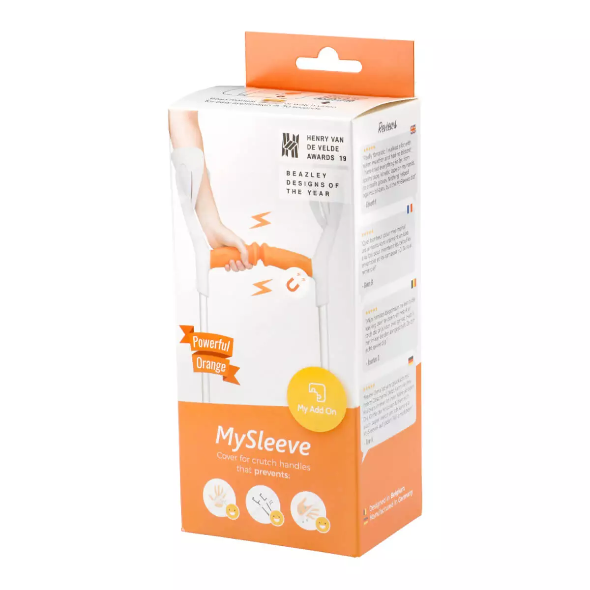 MySleeve crutch handle cover MySleeve crutch handle cover