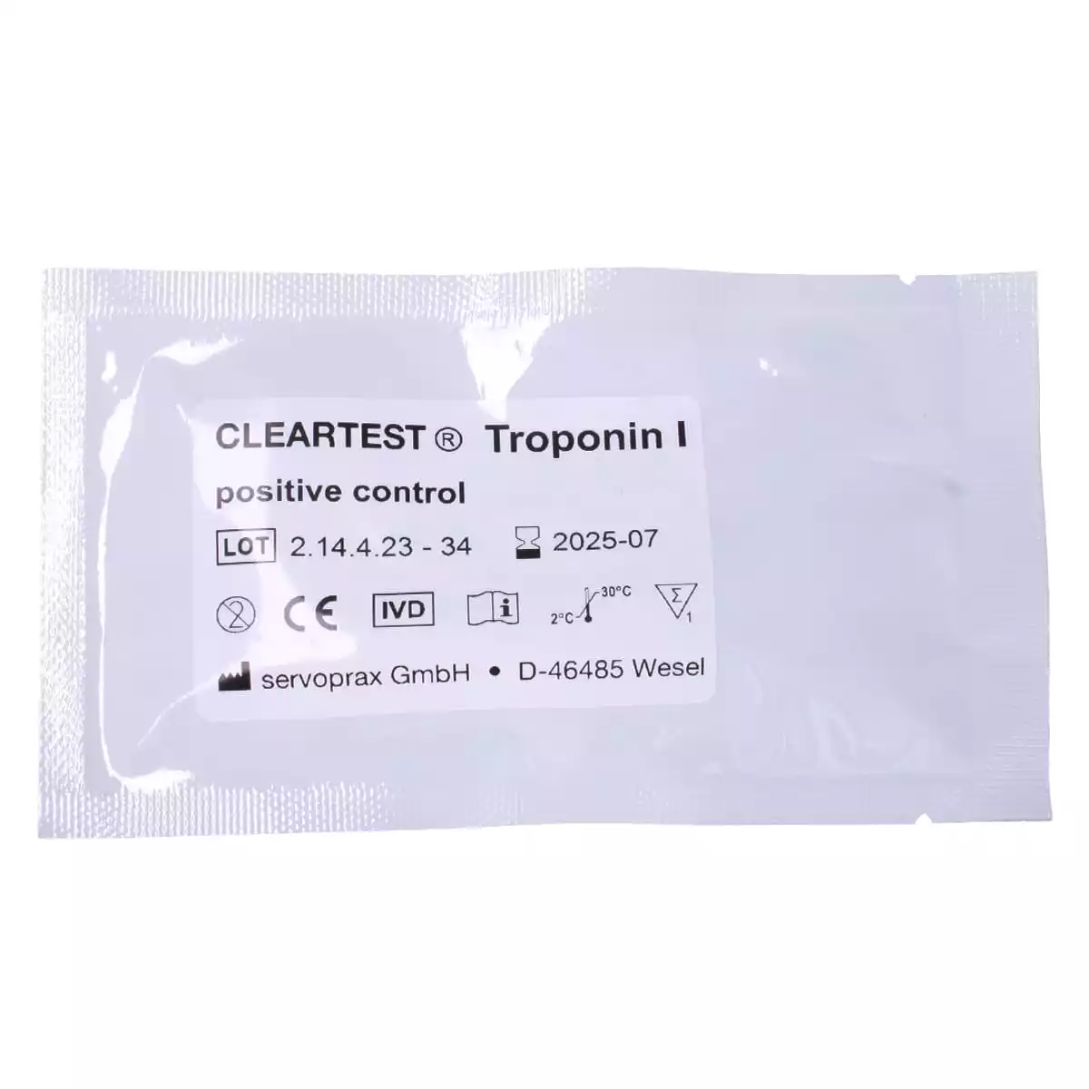  Cleartest Troponin I control kit