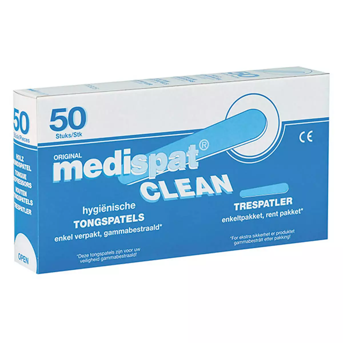  Medispat Clean wood tongue depressors