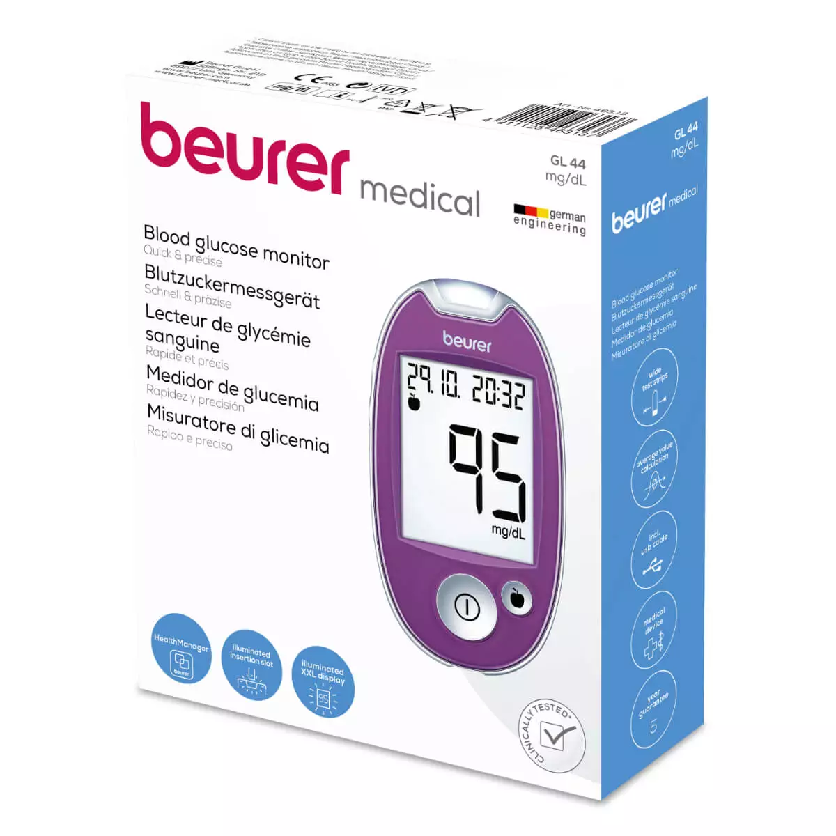  GL 44 Blood glucose meter