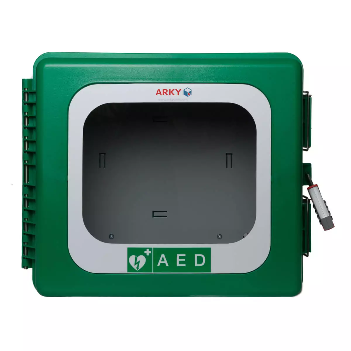 Outdoor AED cabinet with heater Outdoor AED cabinet with heater