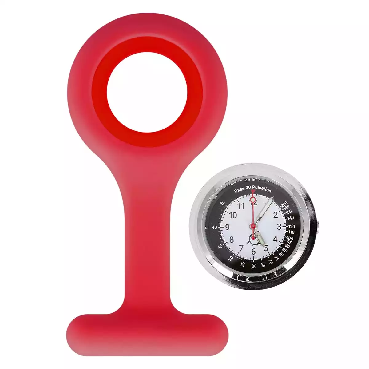  “Tic” silicone nurse watch with clip