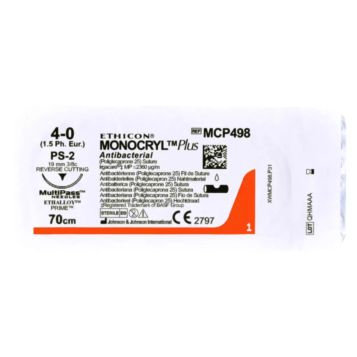  MONOCRYL Plus (Polyglecaprone 25) suture material