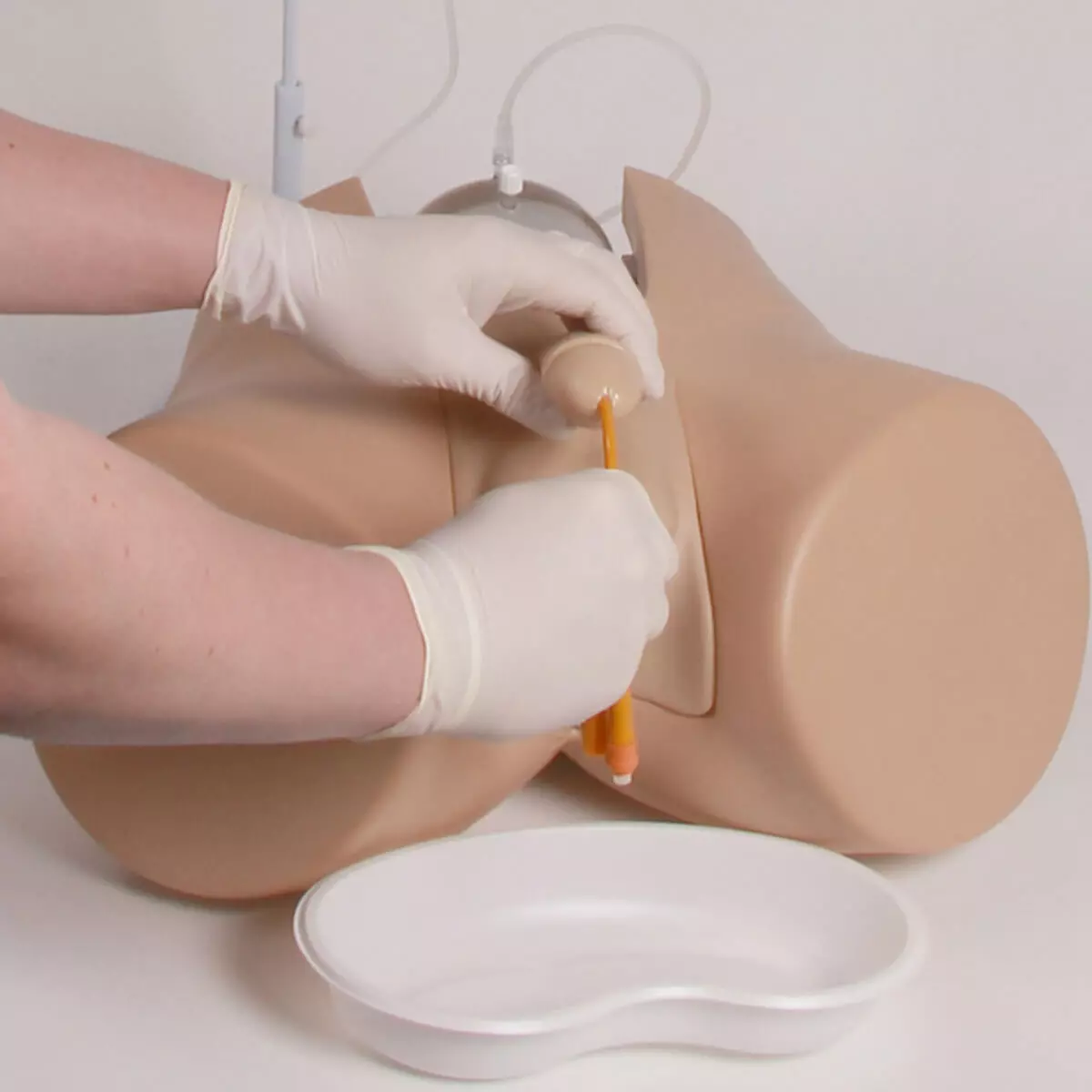  Catheterization model with genitalia inserts