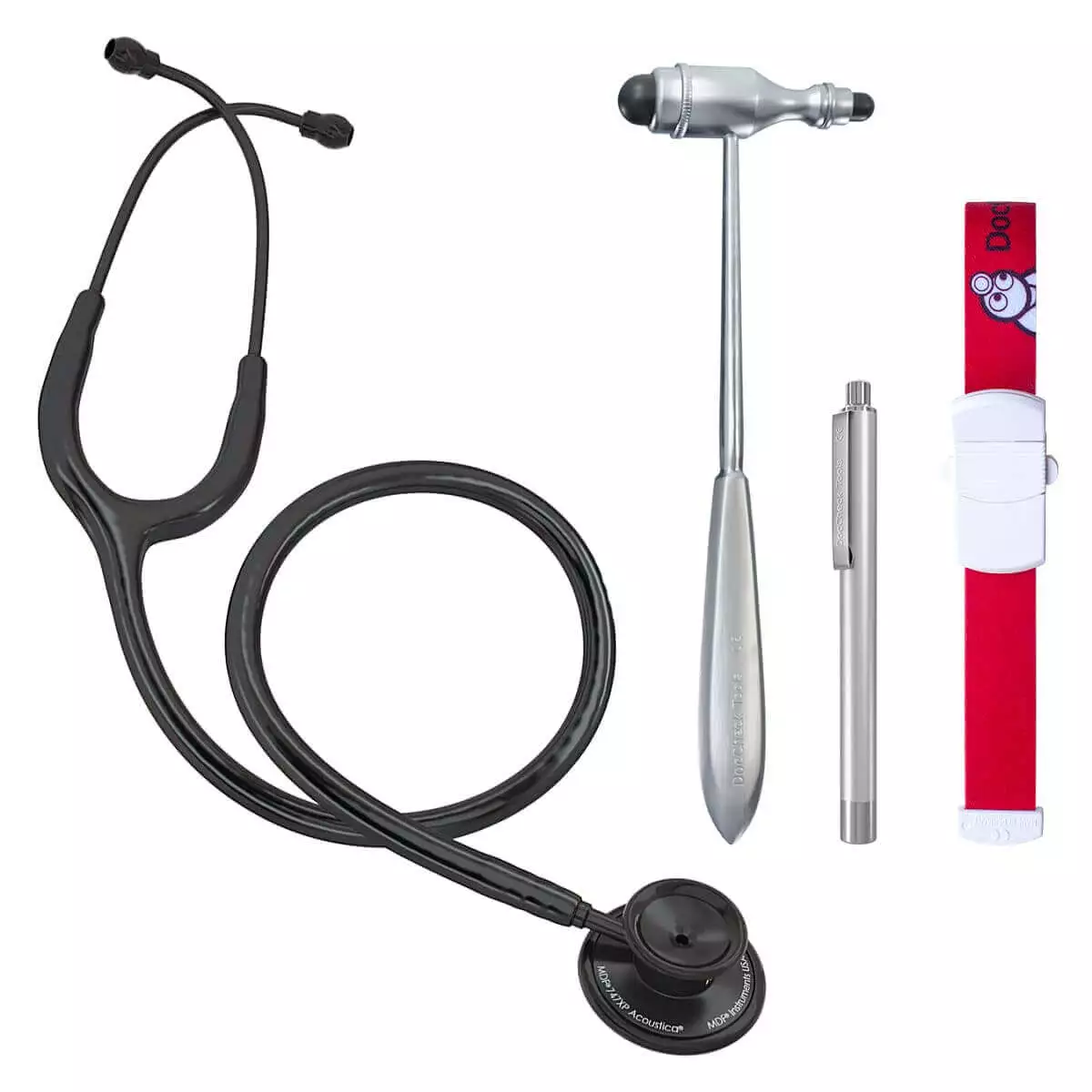 Medical student kit with Acoustica Blackout stethoscope