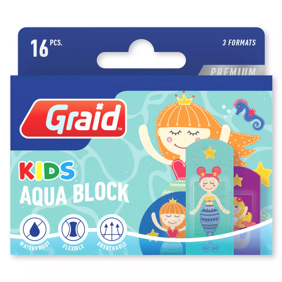  Aqua Block Kids Premium plasters
