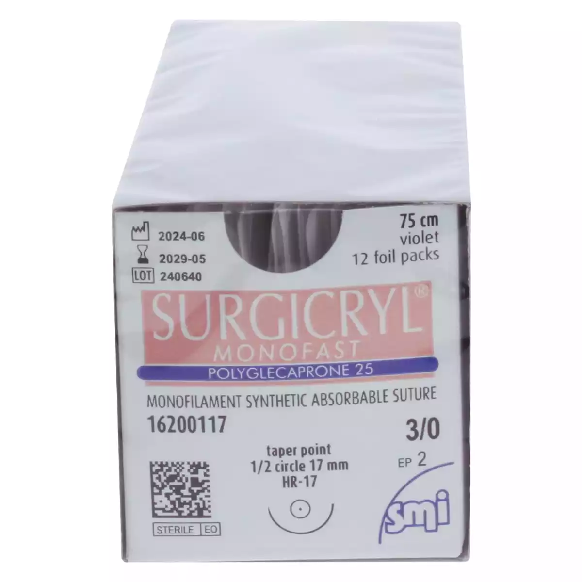 Surgicryl Monofast suture material Surgicryl Monofast suture material