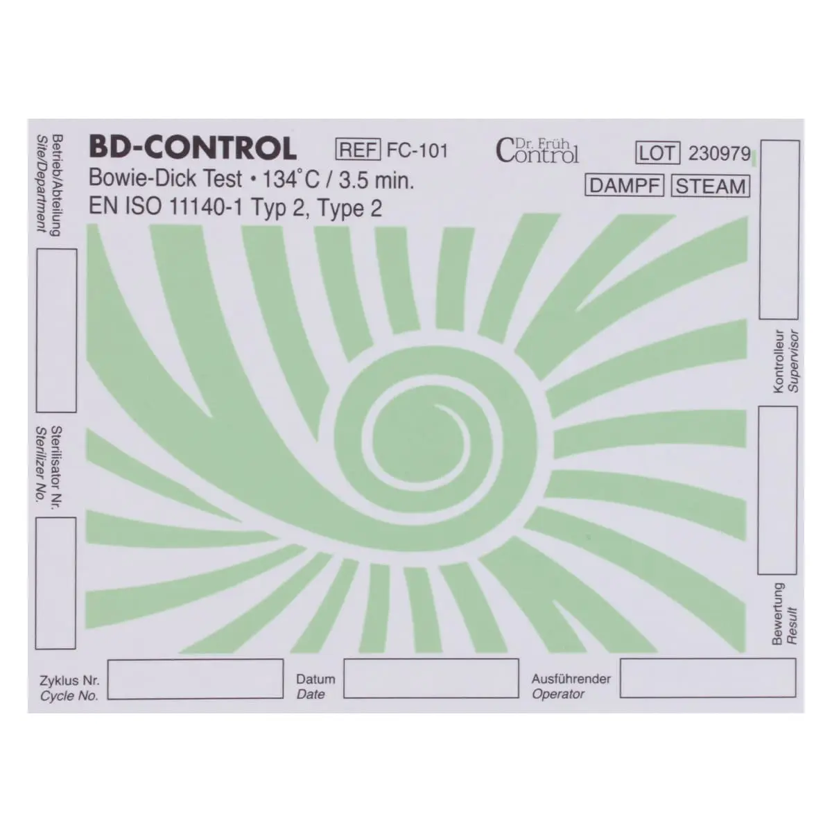  BD-Control Disposable Test Packs