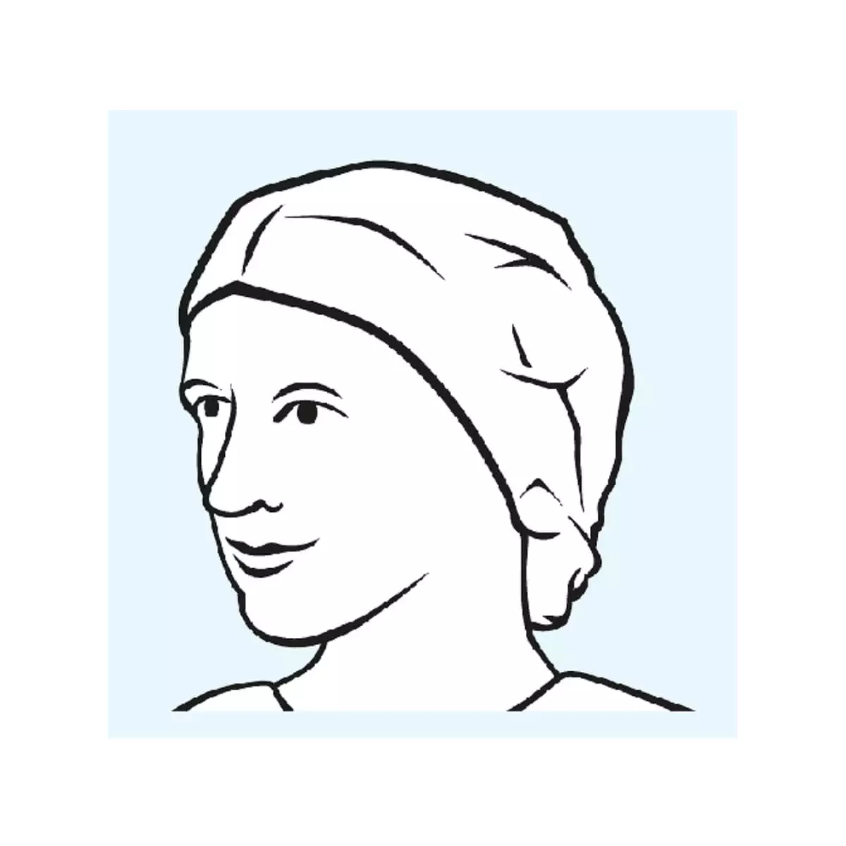 Foliodress Cap Comfort Form Surgery Hood