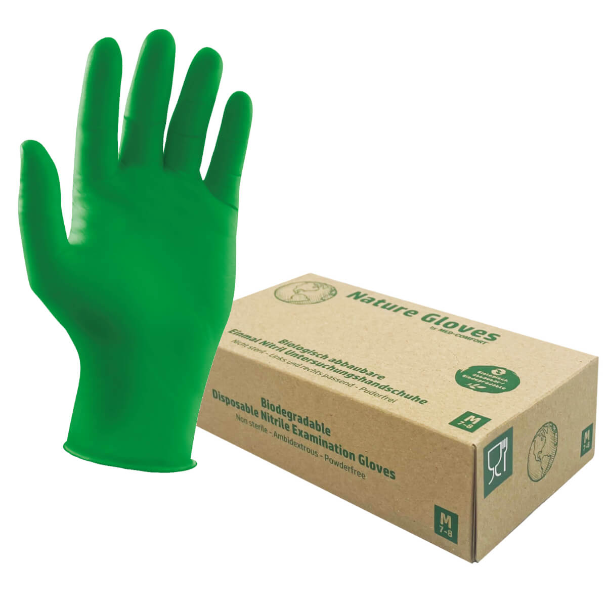 Buy AMPri Med-Comfort Nature Glove nitrile gloves XL online
