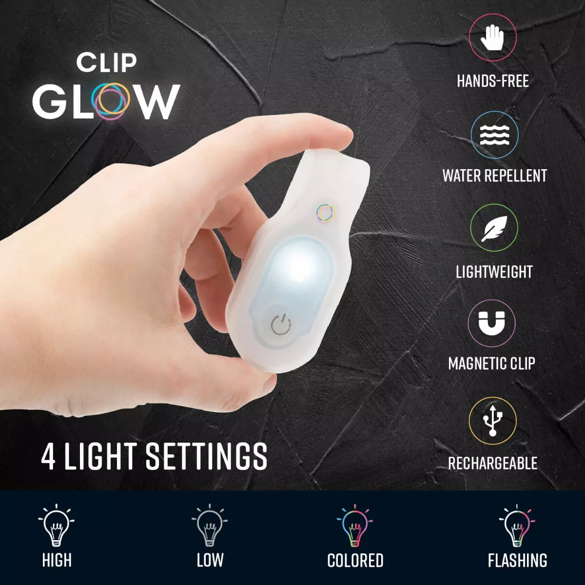  ClipGlow clip-on light