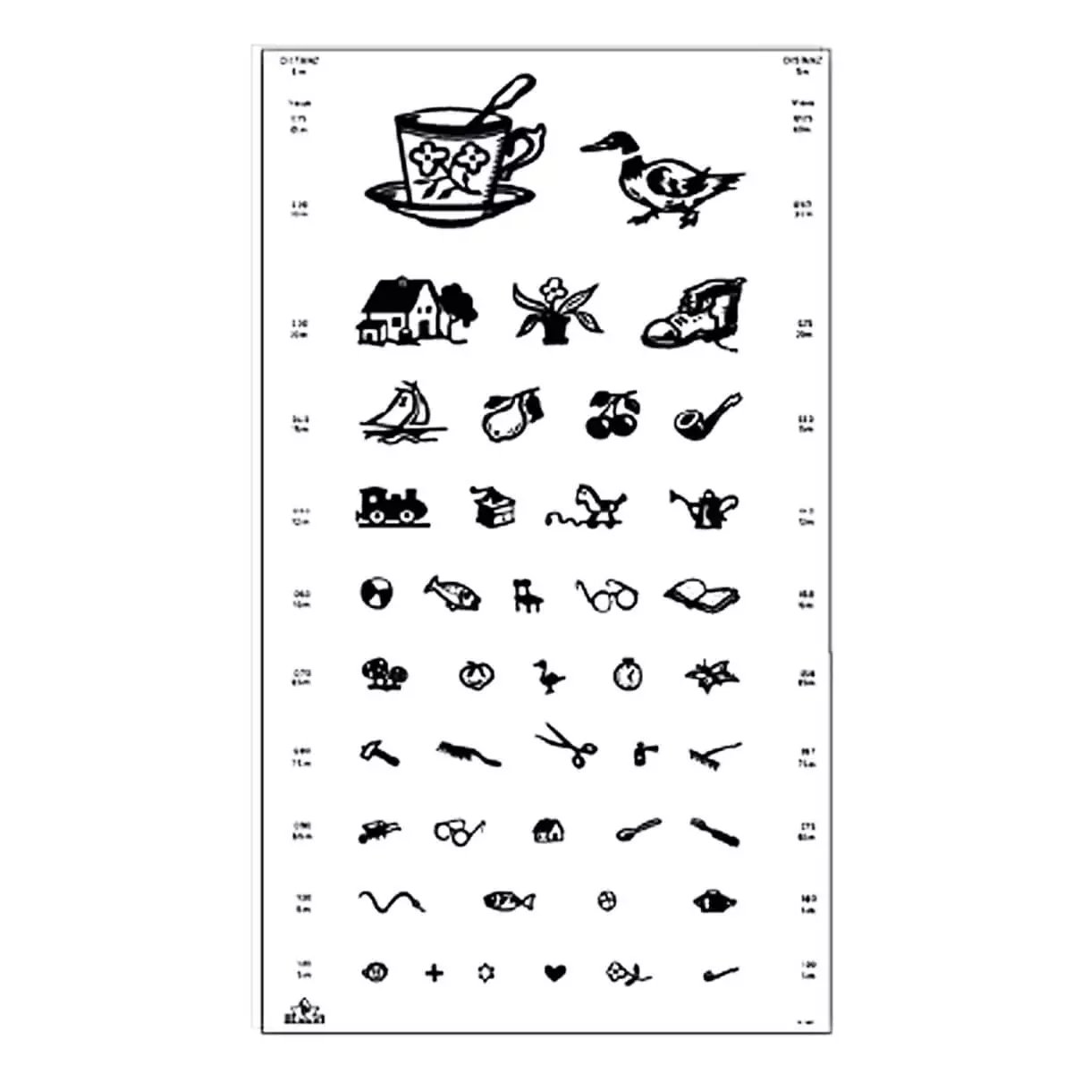  Eye chart