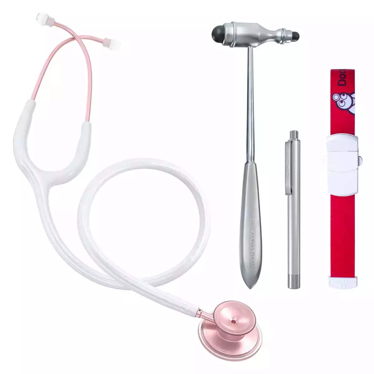 Medical student kit with Acoustica Rose Gold stethoscope Medical student kit with Acoustica Rose Gold stethoscope