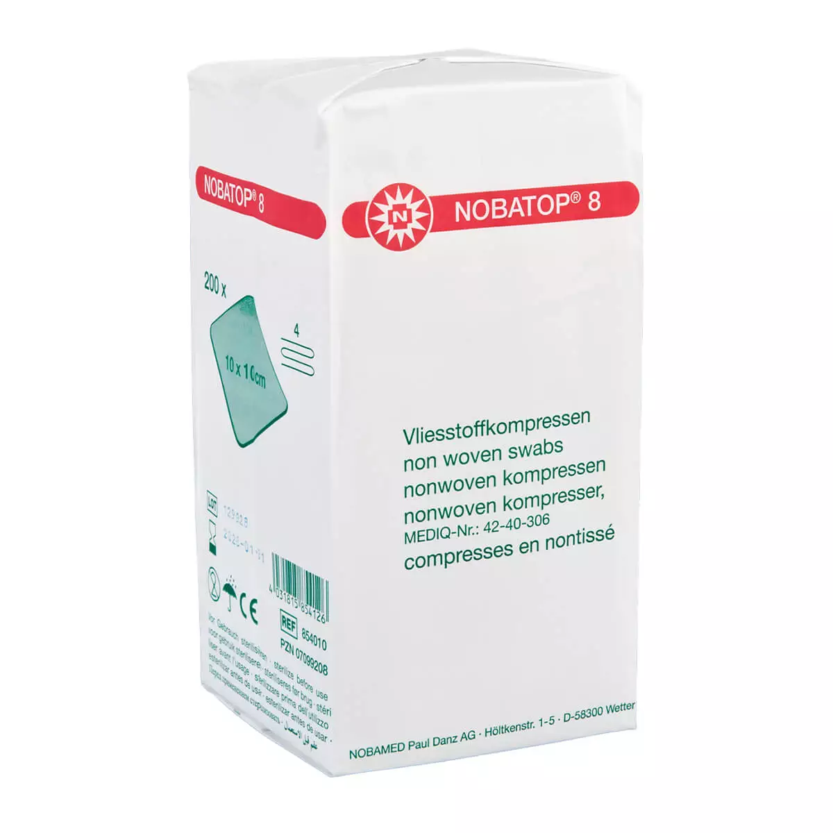  NOBATOP 8 non-woven swabs