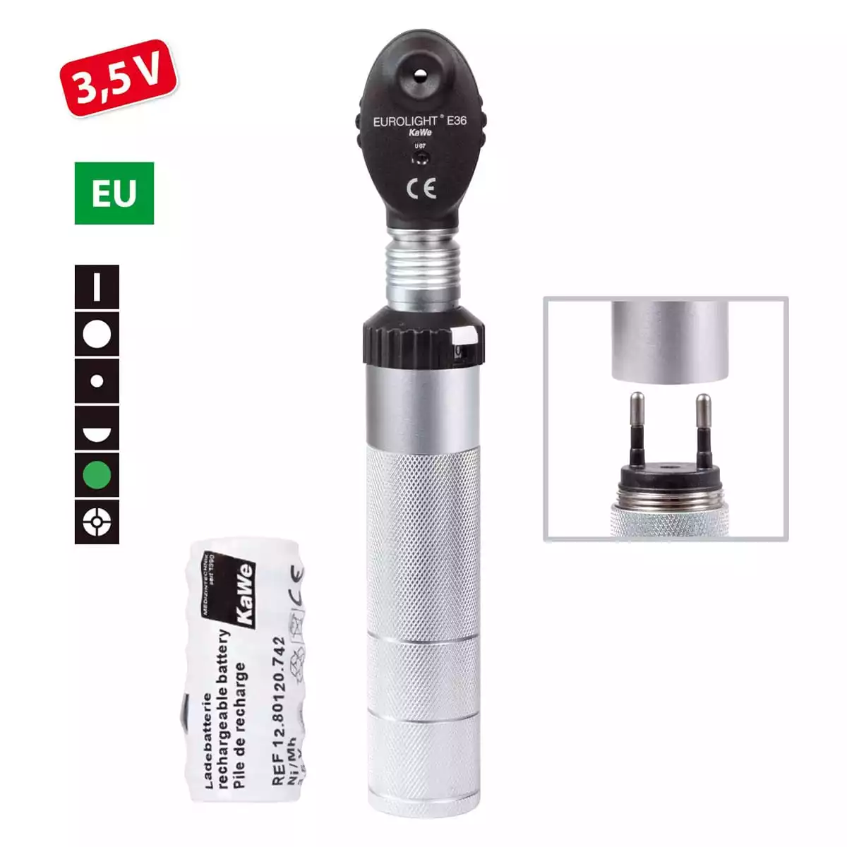 EUROLIGHT E36 / 3.5 V ophthalmoscope