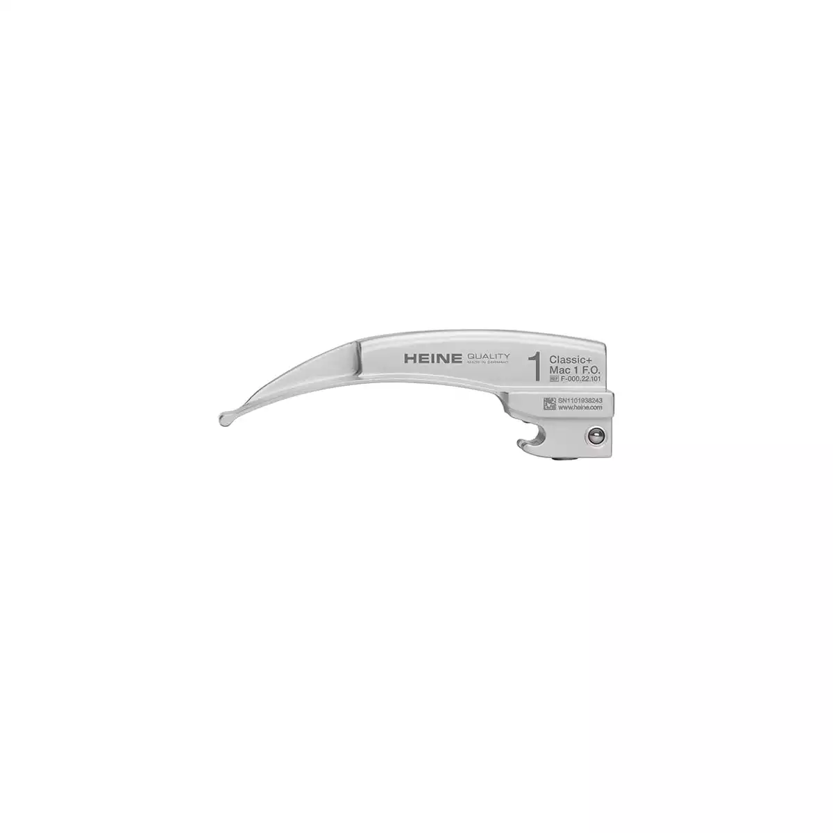 HEINE Classic+ Fiber Optic (F.O.) blade according to Macintosh HEINE Classic+ Fiber Optic (F.O.) blade according to Macintosh
