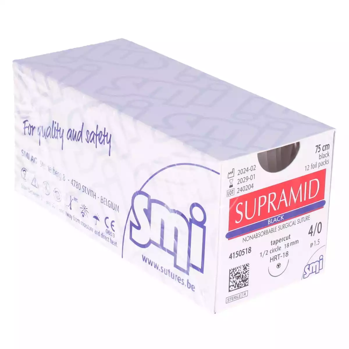  Supramid Black Suture Material