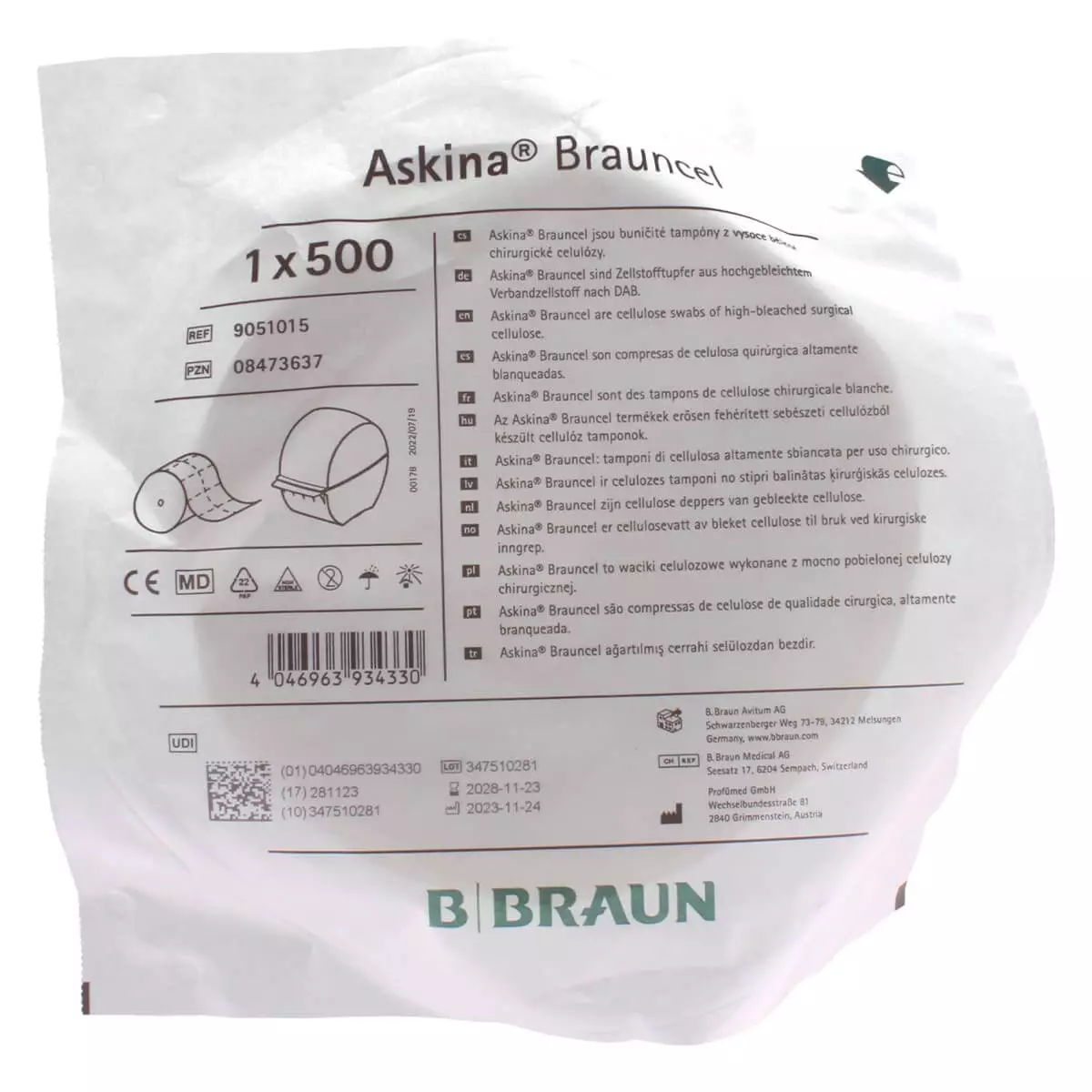  Askina cellulose swabs