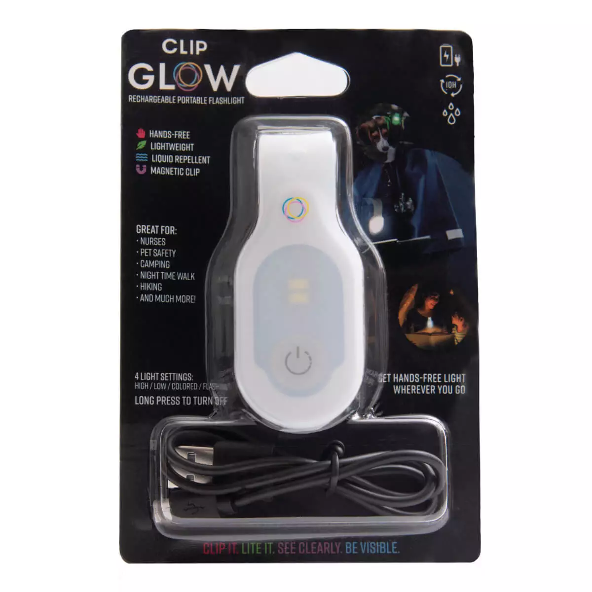  ClipGlow clip-on light
