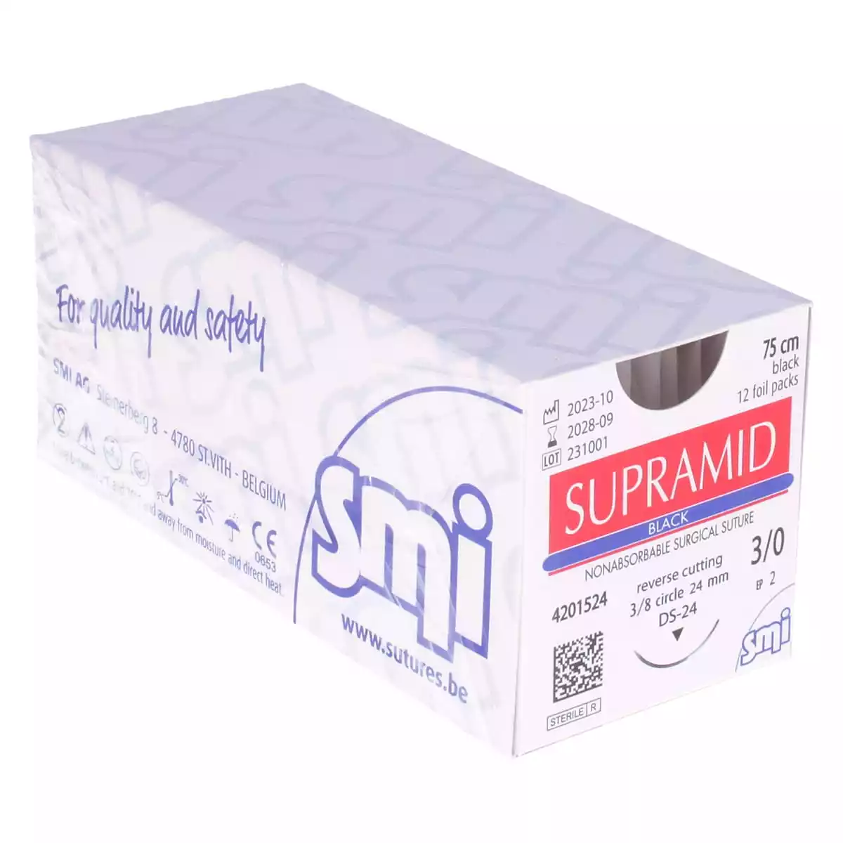 Supramid Black Suture Material Supramid Black Suture Material