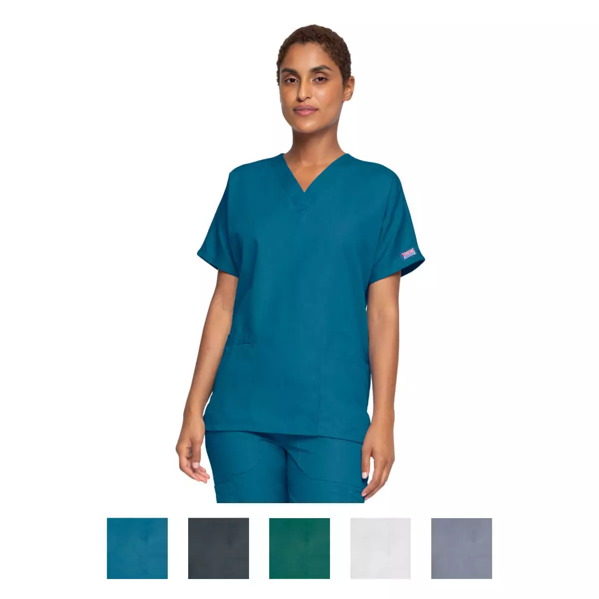  Workwear Originals women's scrub top with 2 pockets