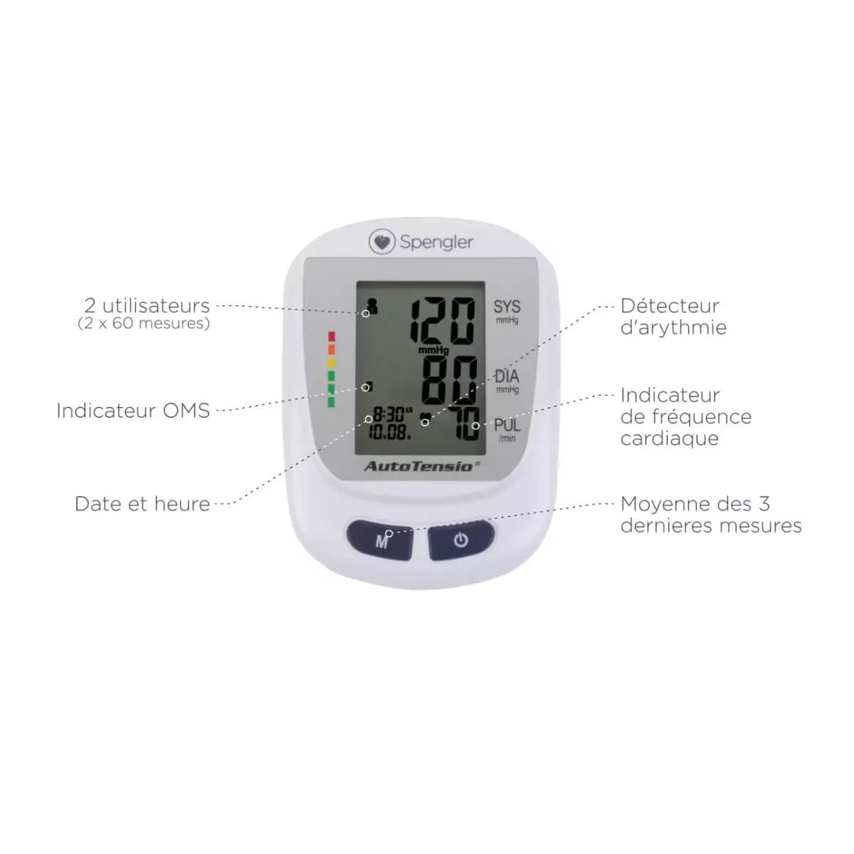  Autotensio upper arm blood pressure monitor