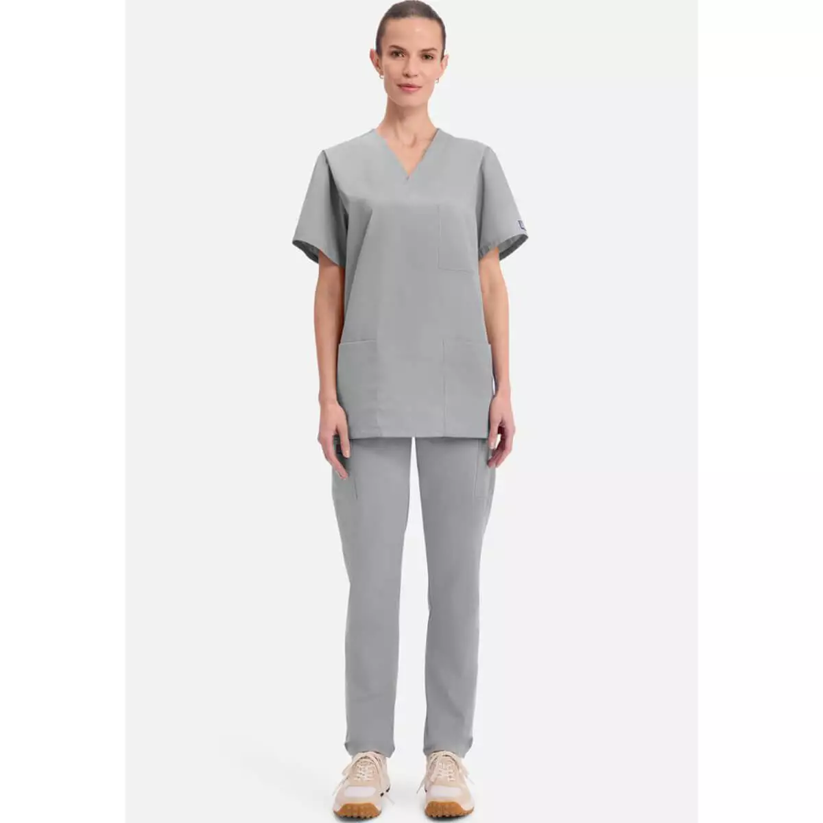 Workwear Originals unisex scrub top with 3 pockets Workwear Originals unisex scrub top with 3 pockets