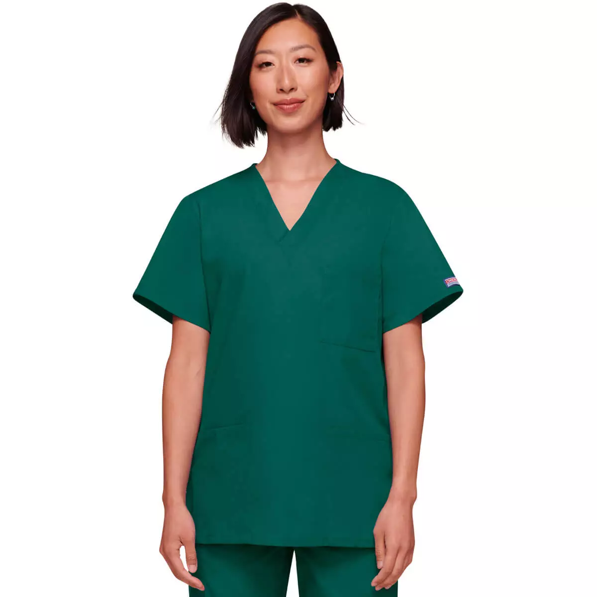  Workwear Originals unisex scrub top with 3 pockets