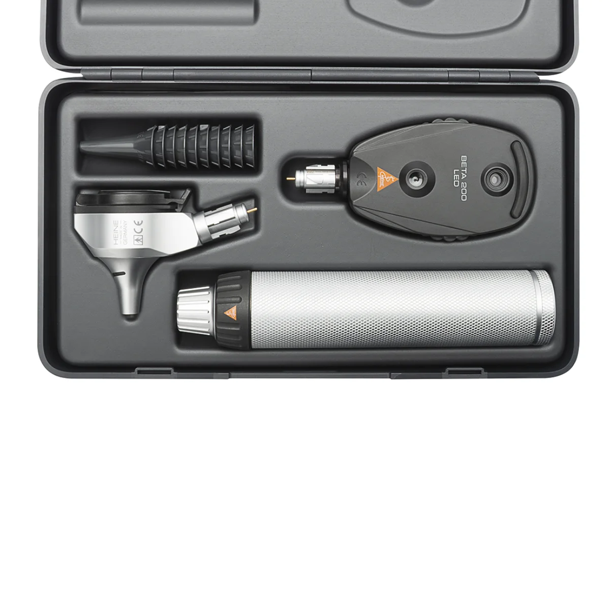 HEINE BETA 400 LED FO otoscope and BETA 200 LED ophthalmoscope kit HEINE BETA 400 LED FO otoscope and BETA 200 LED ophthalmoscope kit