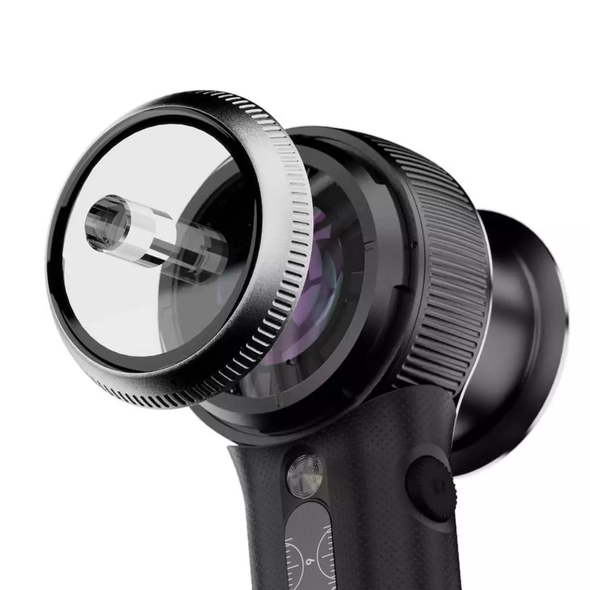  Small contact plate with scale for DL5 dermatoscopes