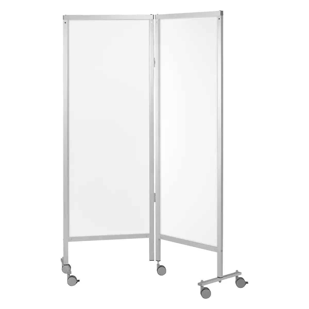  Folding screen on wheels
