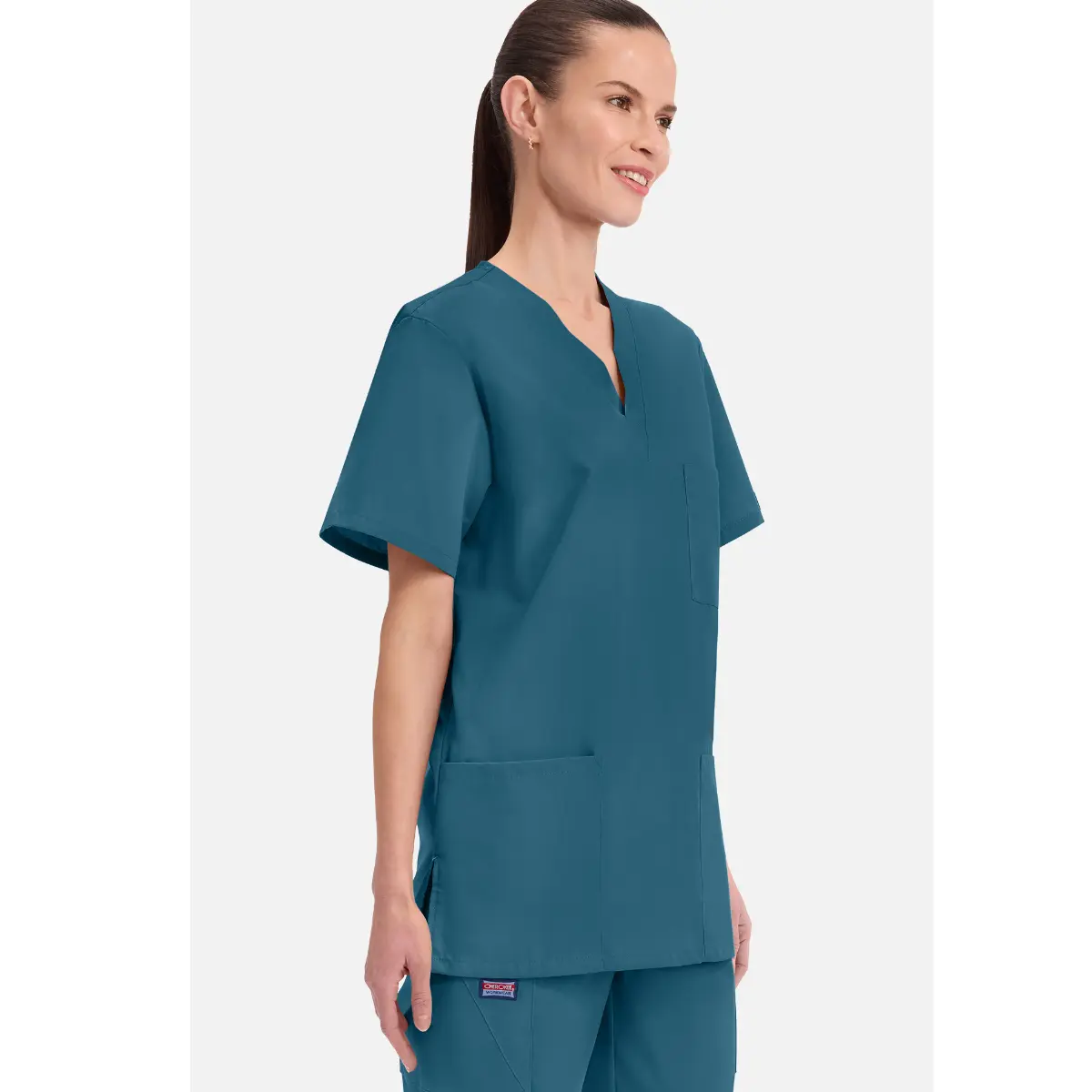  Workwear Originals unisex scrub top with 3 pockets