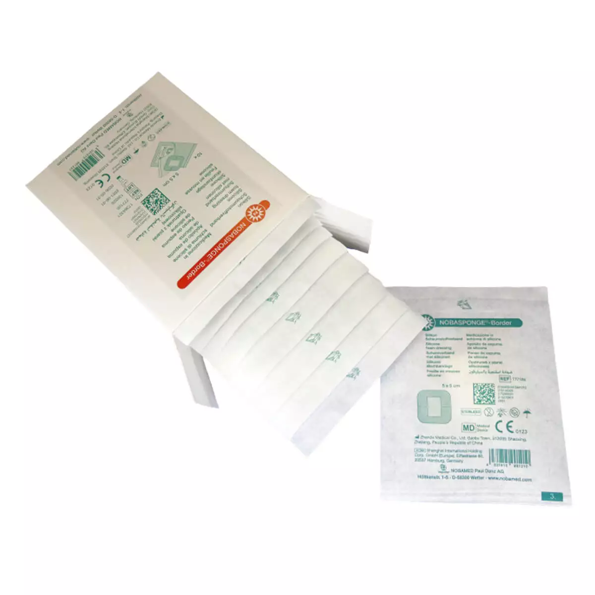  NOBASPONGE Border silicone foam dressing