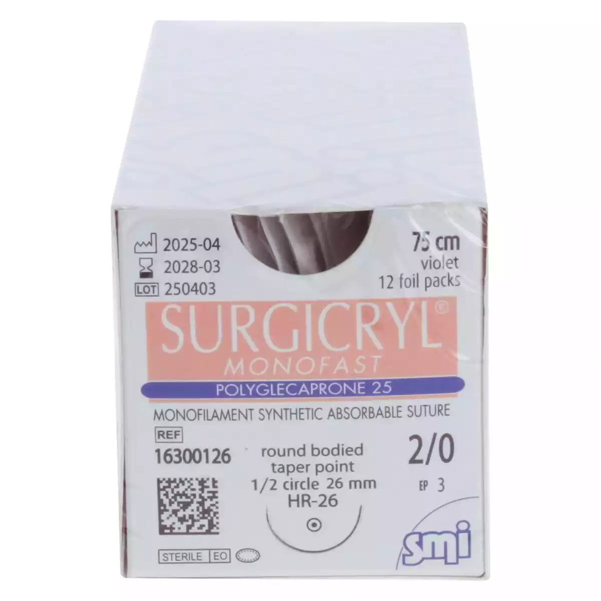 Surgicryl Monofast suture material Surgicryl Monofast suture material