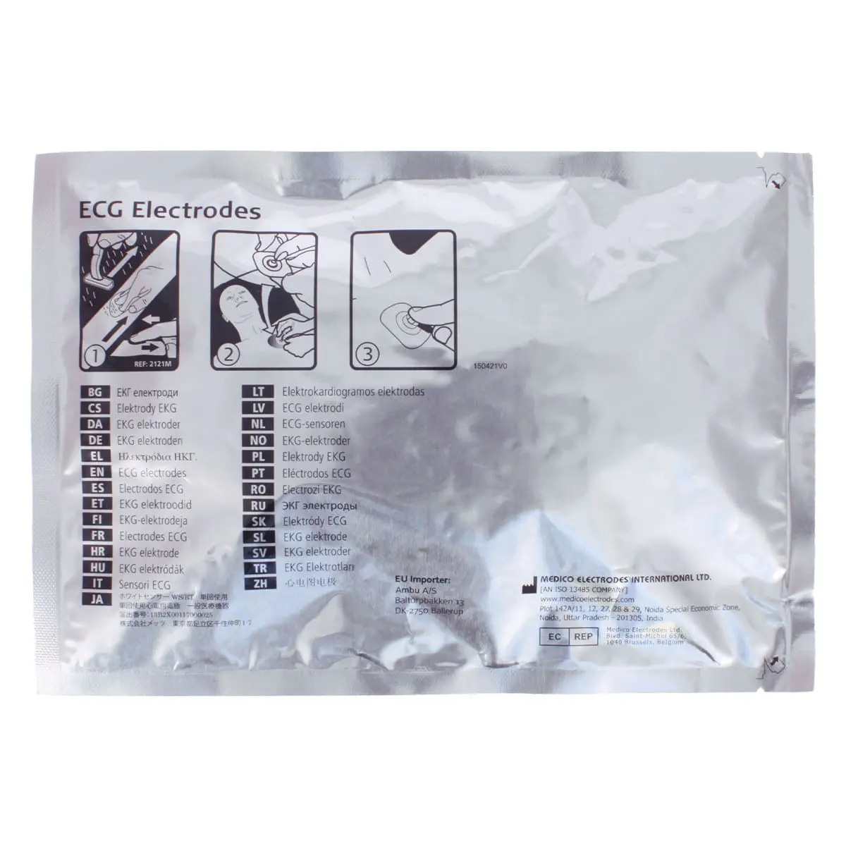 WhiteSensor WS-00-S/50 disposable ECG electrodes WhiteSensor WS-00-S/50 disposable ECG electrodes