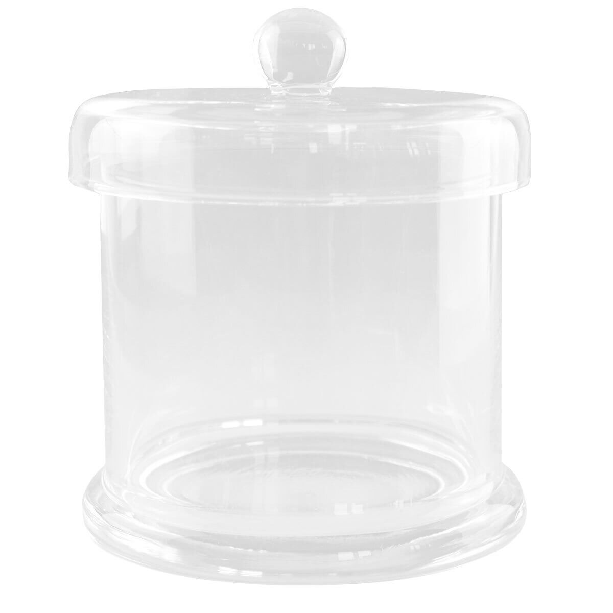 Glass cylinder with lid  Glass cylinder with lid